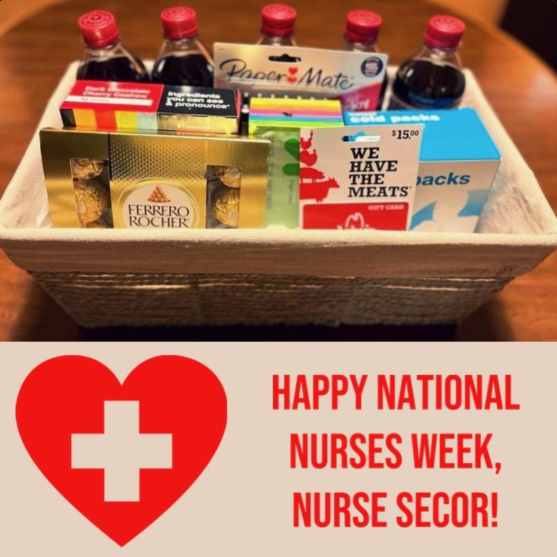 Happy Nurses Week to our amazing SRE Nurse Secor. Thank you for everything you do!
