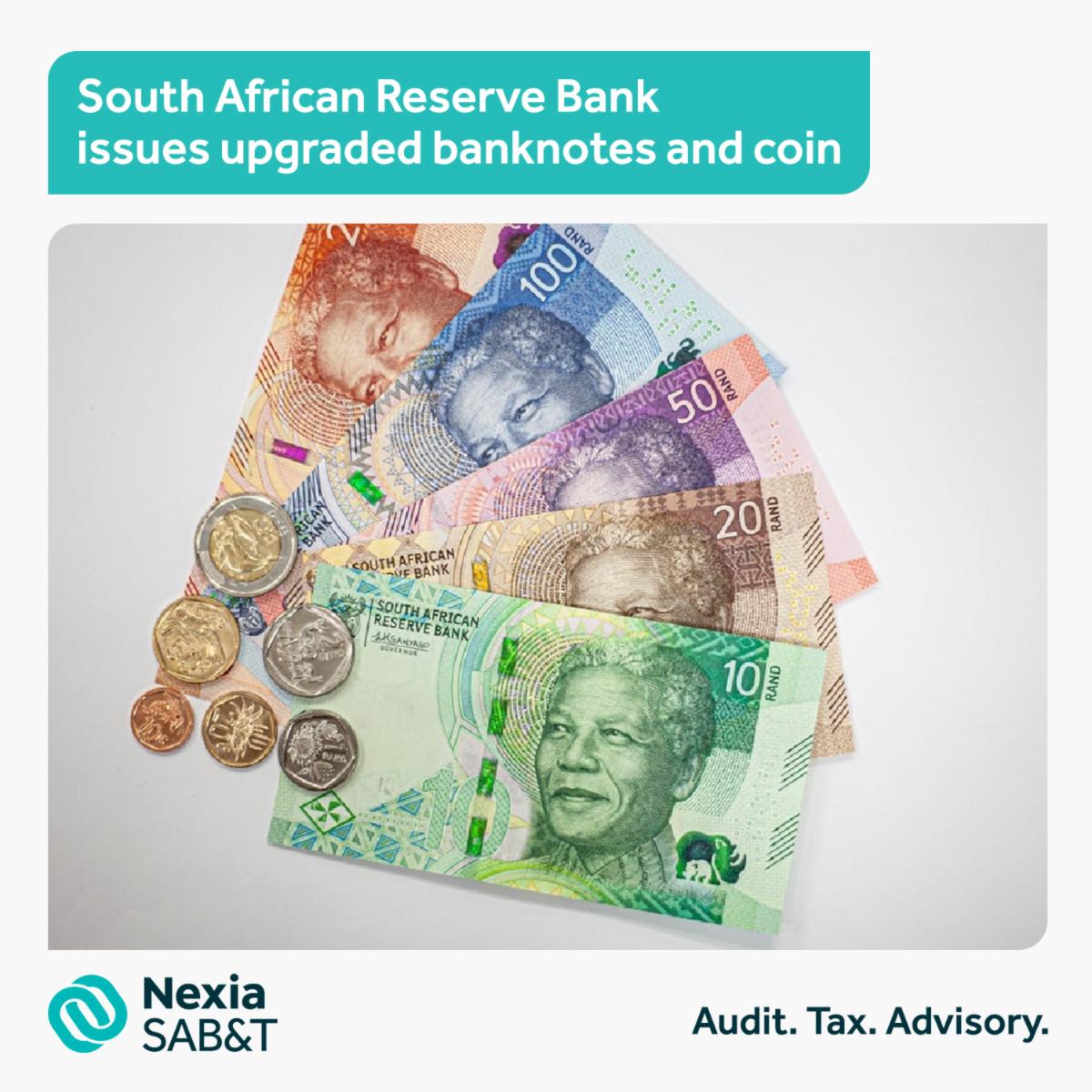 Though the national banknotes &amp; coins now have enhanced security features &amp; new designs, all those that were previously issued are still useable as a means of trade together with the upgraded ones. 
Learn more: conta.cc/44LncYr
#sarb #newrands #currency #rands #banknotes