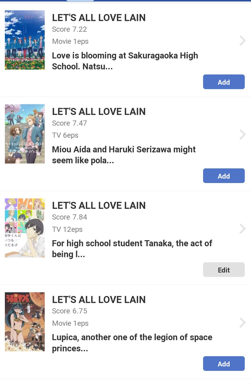 Tachiyomi Community on X: Someone hacked MyAnimeList website! 😳 All anime  titles on MyAnimeList are changed to Let's All Love Lain Some users are  reporting that the website is not opening for