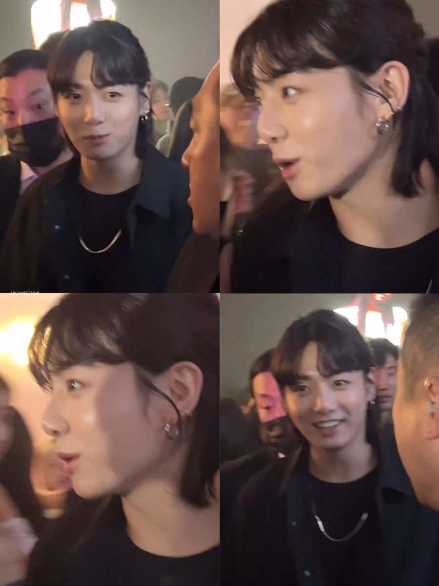 kiss_seven7's tweet photo. — Cómo parte de sus actividades como Embajador Global de Calvin Klein. #JUNGKOOK asistió al evento 'Spring 23 Global Party' de la marca en Seoul.

Más vídeos [↓] #JUNGKOOKxCALVINKLEIN https://t.co/xvCAevsrcA