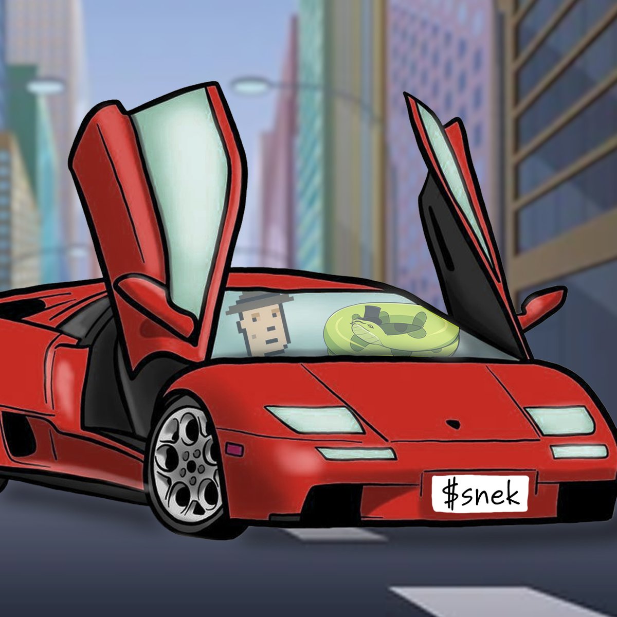 snekcoinerc's tweet photo. Hey @Poe_Ether, take a ride with us $SNEK 🐍 https://t.co/bnRcCYUY7o