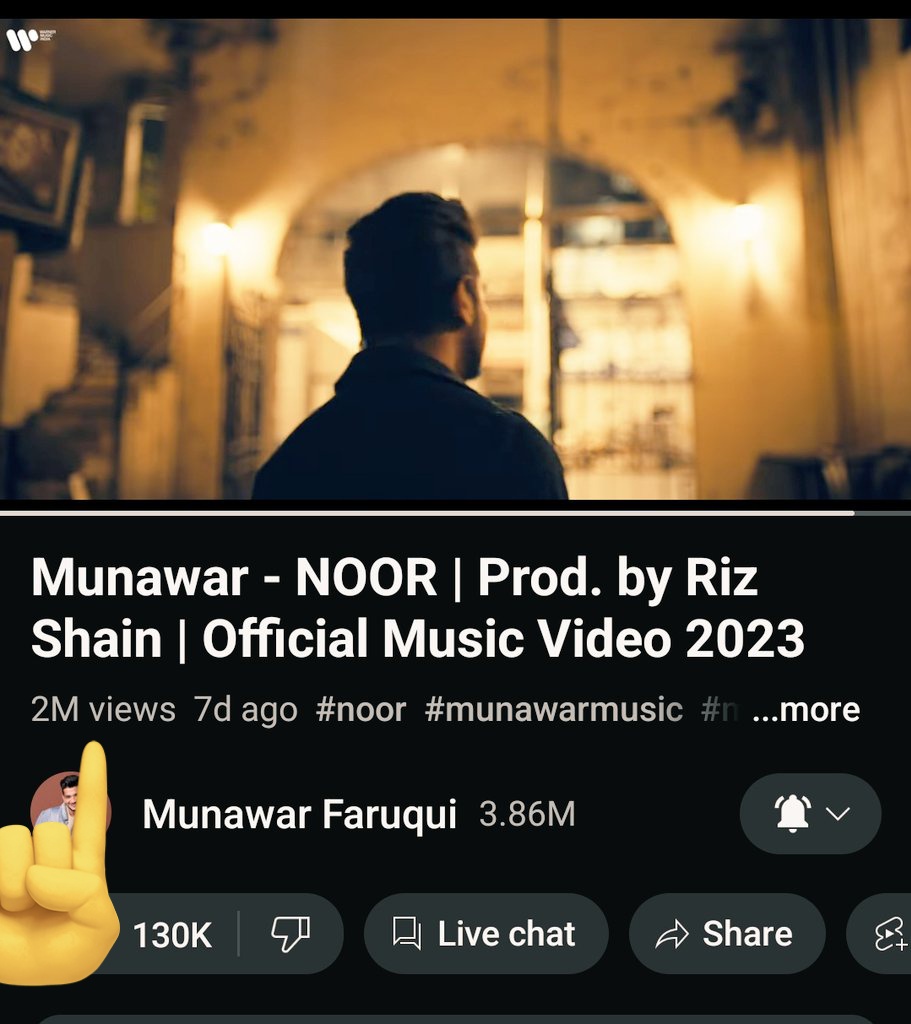 RahulMKJ5's tweet photo. Congratulations #MunawarFaruqui 2M Views completed. 🔥🕺

Keep streaming guys 🤌🙏

 Link 🔗👇👇👇
https://t.co/yz8gjLDsDJ

#MunawarMusic  #Noor https://t.co/W6A3fR03JV