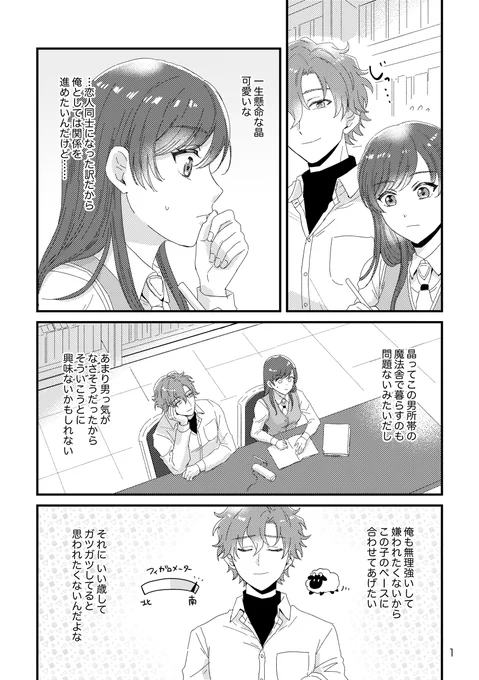 南北メーター(フィ晶♀)  #まほやく男女CP