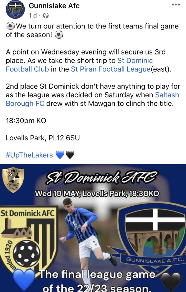 Calstock F.C. tweet media