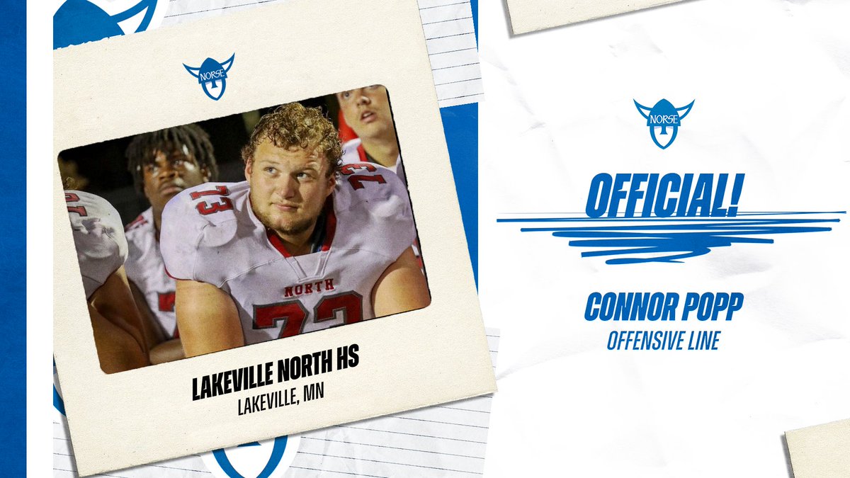 LutherFootball's tweet photo. Please Welcome Our Kinda Guy @ConnorPopp6 to @LutherFootball! Connor is an Offensive Lineman out of @LNHSPantherFB in Minnesota!
@CoachTroche56
#WelcomeToTheValley #BurnTheBoats #OKG https://t.co/nOaedMDgog