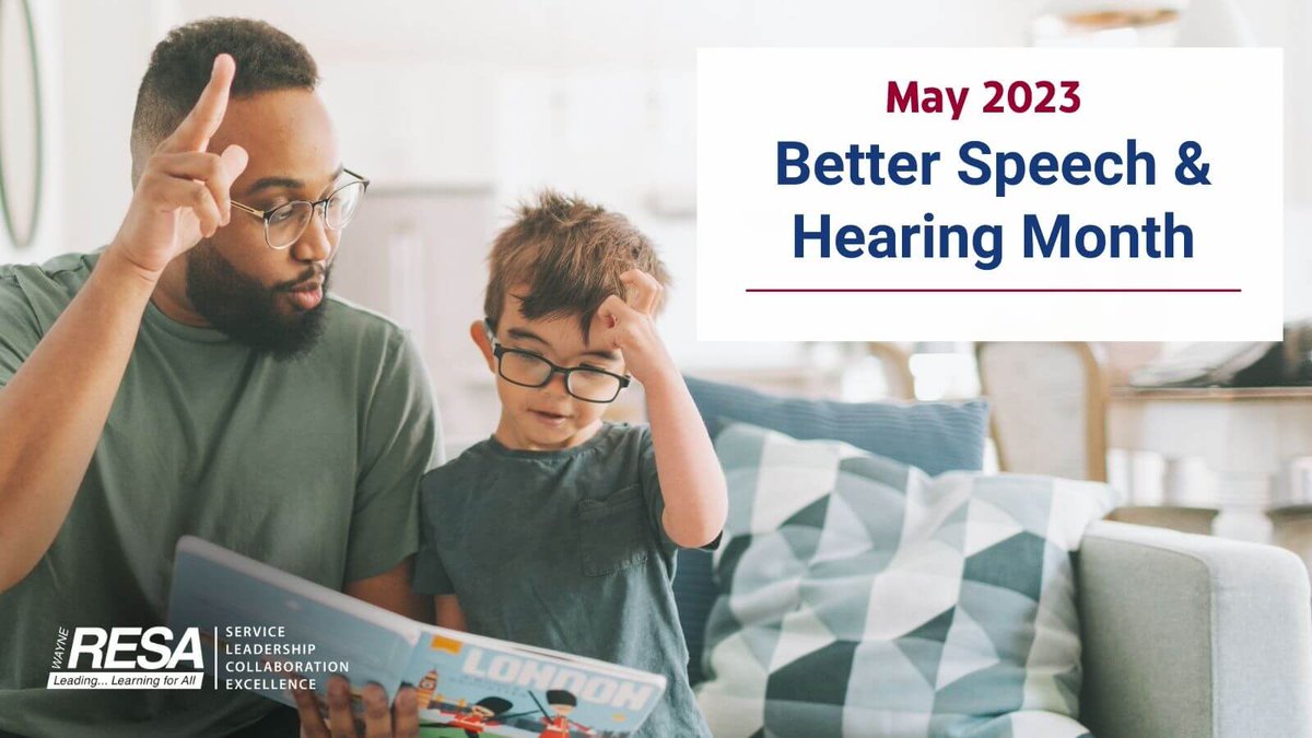 WayneRESA's tweet photo. May is Better Speech &amp; Hearing Month. For resources from Michigan Department of Education for families and students who are Blind or Visually Impaired (BVI) and/or Deaf or Hard of Hearing (DHH), visit https://t.co/aYHbtaVMrm. https://t.co/kaxiCoKOfr