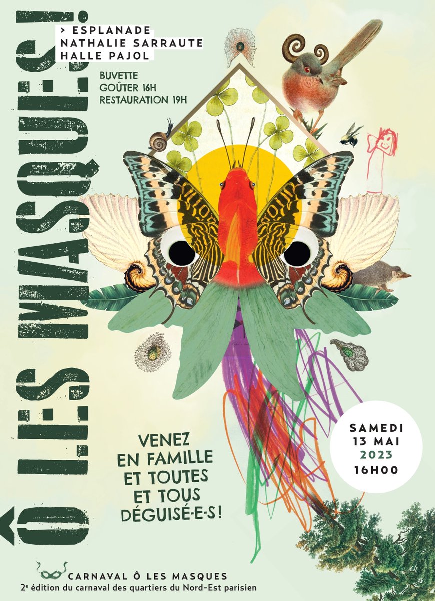 Radio_RapTz's tweet photo. Carnaval Ô Les Masques ! 

#carnaval #paris18 #paris19 #marxdormoy #gouttedor #portedelachapelle #deguisement #geants #art  #fete https://t.co/GAbjjNV4MO