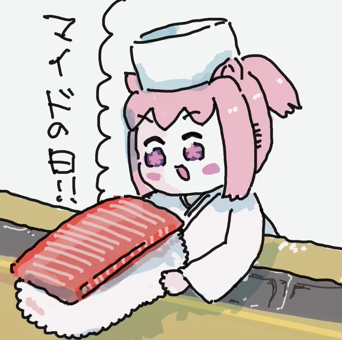メイドの日というのを見かけたので10分で描いた