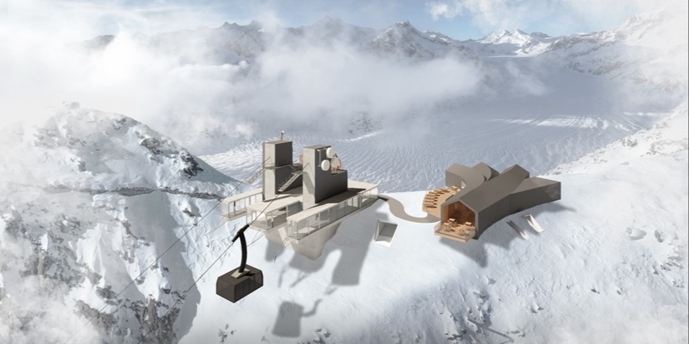 AletschArena_ch's tweet photo. Projekt Eggishorn 2025: Die Aletsch Bahnen AG lanciert ein neues Bau-Projekt fürs Eggishorn. #aletscharena Die Verantwortlichen präsentieren die Details zu den herausfordernden Bauten auf bis zu über 2'869 m.ü.M. https://t.co/jItQtnIz5K #aletschbahnen https://t.co/2toFZqewxr