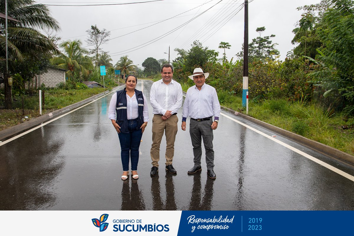 Amado Chávez recibió la visita de Homero Castanier Gerente General del Banco de Desarrollo del Ecuador, con quien realizaron un recorrido por importantes proyectos viales de asfaltado ejecutados y financiados por el BDE. #AmadoChávezPrefecto #ResponsabilidadYcompromiso #Gestión