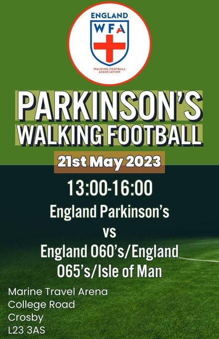 Next up for @ParkinsonsPride is a round robin international tournament held @MarineAFC and featuring teams from @thewfauk. Head down to learn more about walking football and to cheer on the teams! @bennimangroup #Parkinsons #england #iom