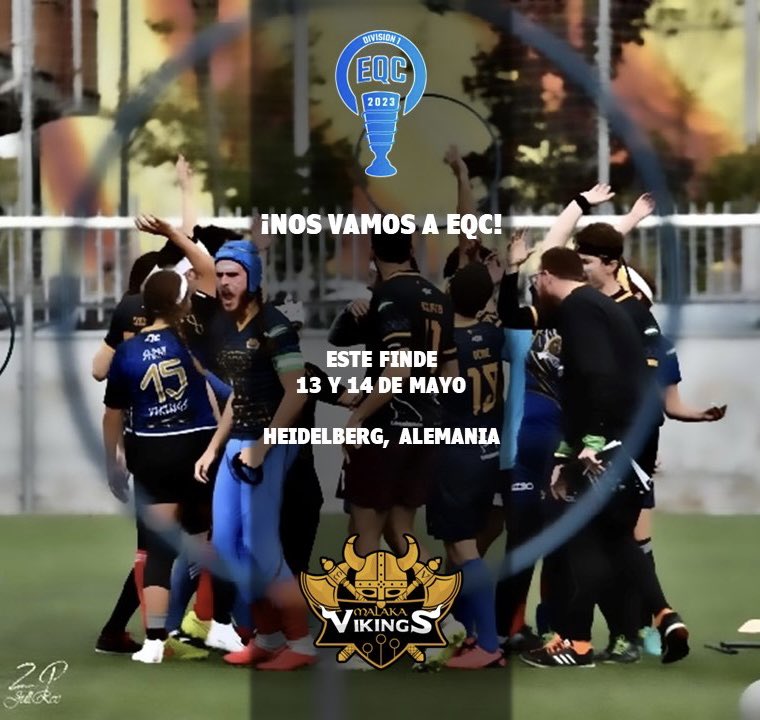 MalagaQuidditch's tweet photo. ¡Este finde estaremos en la EQC! (European Quadball Cup)

Podéis seguir toda la competición en streaming 😁

Día 1 (13, sábado): https://t.co/a40gs4b9Uw

Día 2 (14, domingo): https://t.co/aKuC0gDDD0 https://t.co/j4GpqFdyJW