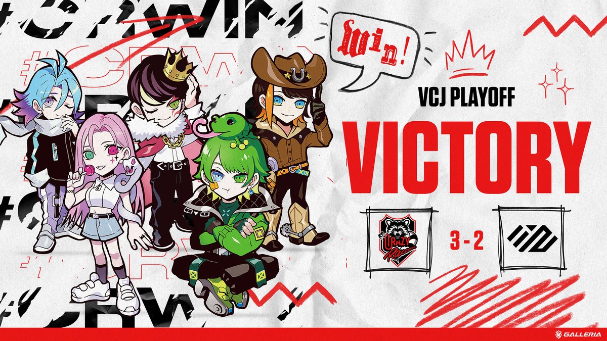 VALORANT Challengers Japan 2023 Split 2 Playoff Day1  3-2  vs NORTHEPTION  ⚔️MAP1 Haven 13-8 ⚔️MAP2 Fracture 8-13  ⚔️MAP3 Ascent 13-7 ⚔️MAP4 Pearl 2-13 ⚔️MAP5 Bind 13-7  - @makibacs - @meiyfps - @neth_vz - @popoG_C - @FortheMedusa  - @AstellTwit - @Lights_vl #CRWIN #VCJ