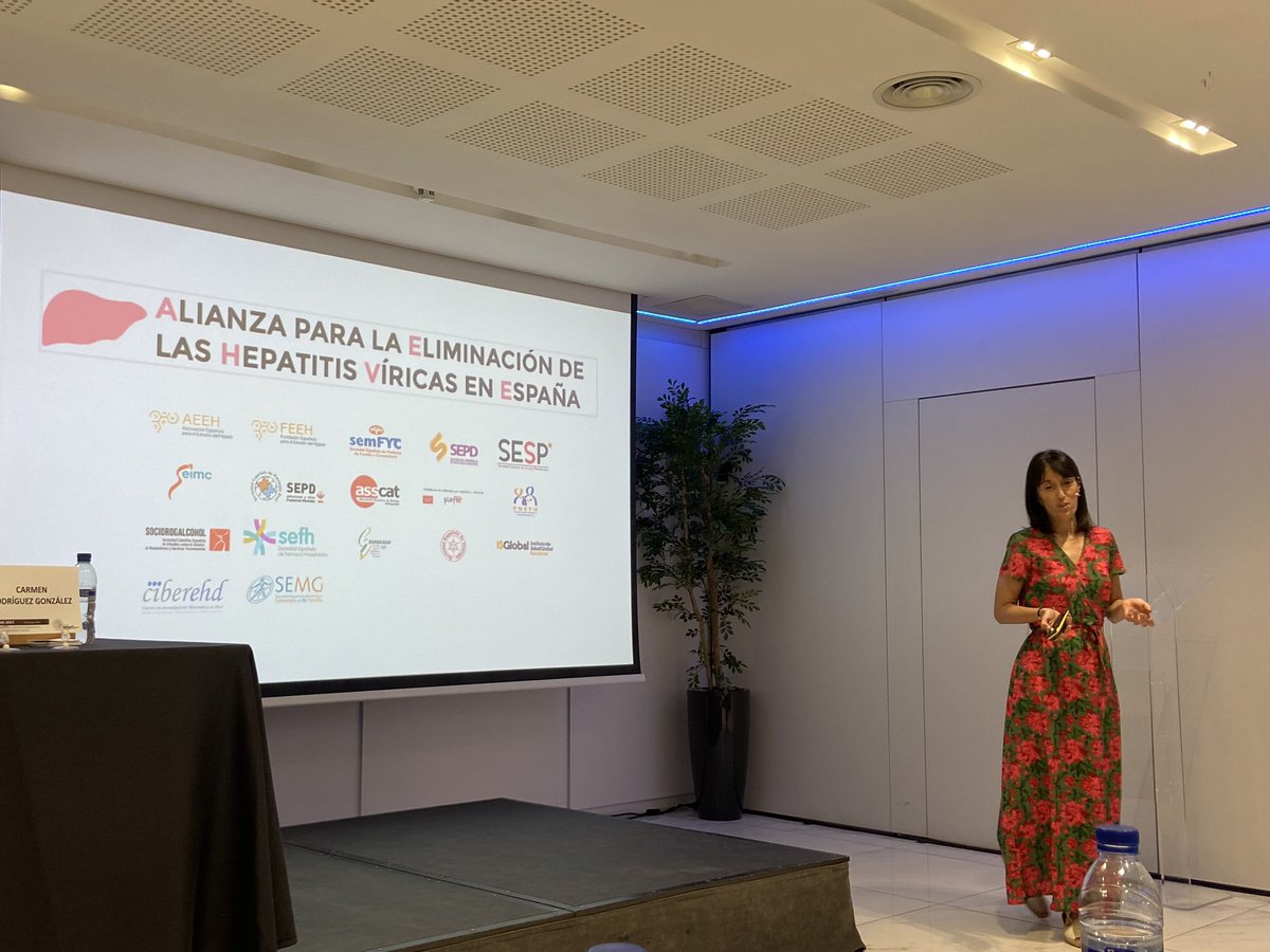 gGHEVI's tweet photo. @ali_lzlp representante de la @sefh en la @cerohepatitis. Trabajo de todas las sociedades para llegar a la eliminación de la hepatitis víricas https://t.co/6UQgudHUA5
