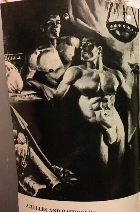MaleLoveBR's tweet photo. #Achilles &amp; #Patroclus, by #Etienne (#Mars #9, 1964).

#Aquiles &amp; #Pátroclo, de Etienne.

#Patrochilles #Patroquiles #MensLove #MaleLove #AmorMasculino #MachoLove #AmorMacho #MenLovingMen #MLM #SGLMen #HAH #Beefcake #Manservice #Androfilia #Androphilia #Achillean #Aquileano https://t.co/0Oc2t6u4J8
