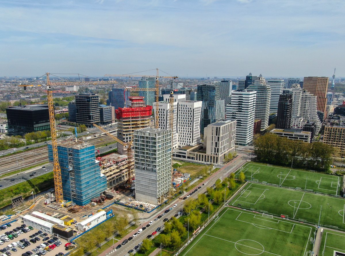 MBSgroep's tweet image. Bouwbezoek van enginerings-team @snijdersig  en MBS cascobouw op nieuwbouw #Stepstone Amsterdam #Zuidas van VORM Bouw Papendrecht.