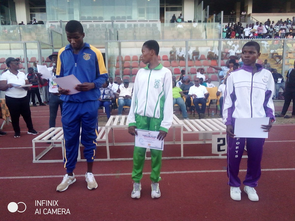 MrTawfiqgonja_'s tweet photo. Boys Division Results
1st. Osei Kyeretwie SHS (OKESS)-151 pts
2nd. Opoku Ware School (OWASS)-144 pts
3rd. Our Lady of Grace (OLAG)-75 pts
3rd. Juaben SHS-75 pts
5th. Kumasi Academy (Kumaca) -40 pts
6th. Nyinahin Catholic SHS-33 pts
#InterCo2023
#SportsCenter #MrGonjaWrites✍🏼 https://t.co/2ySOU2cOcG