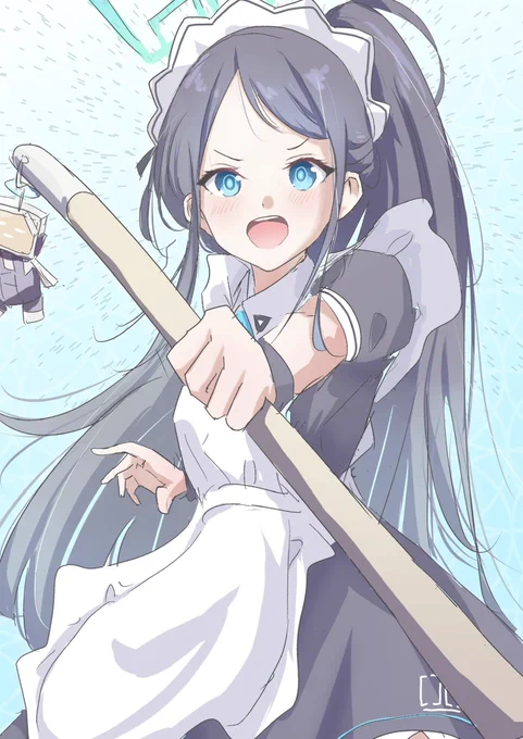 アリスちゃん〜!#メイドの日2023 #ブルアカ 