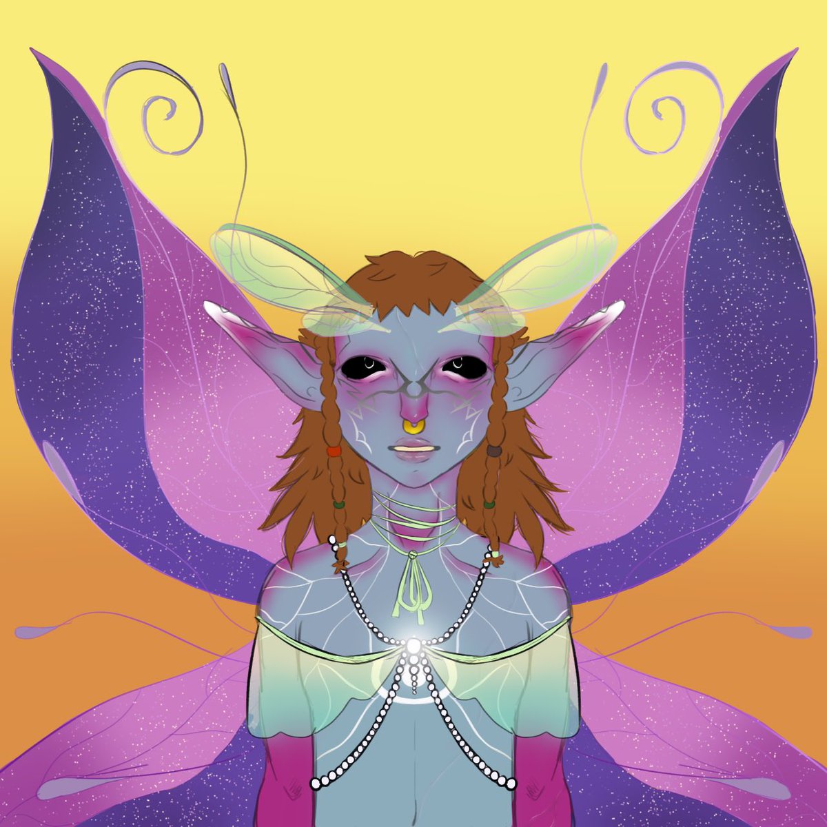 0rangeproto_'s tweet photo. I forgot to post my farie drawing I made a couple of days ago! :} #farie #magical #digitalart (this is a cleaned up, colored and detailed sketch) https://t.co/PWHkLnZJFh