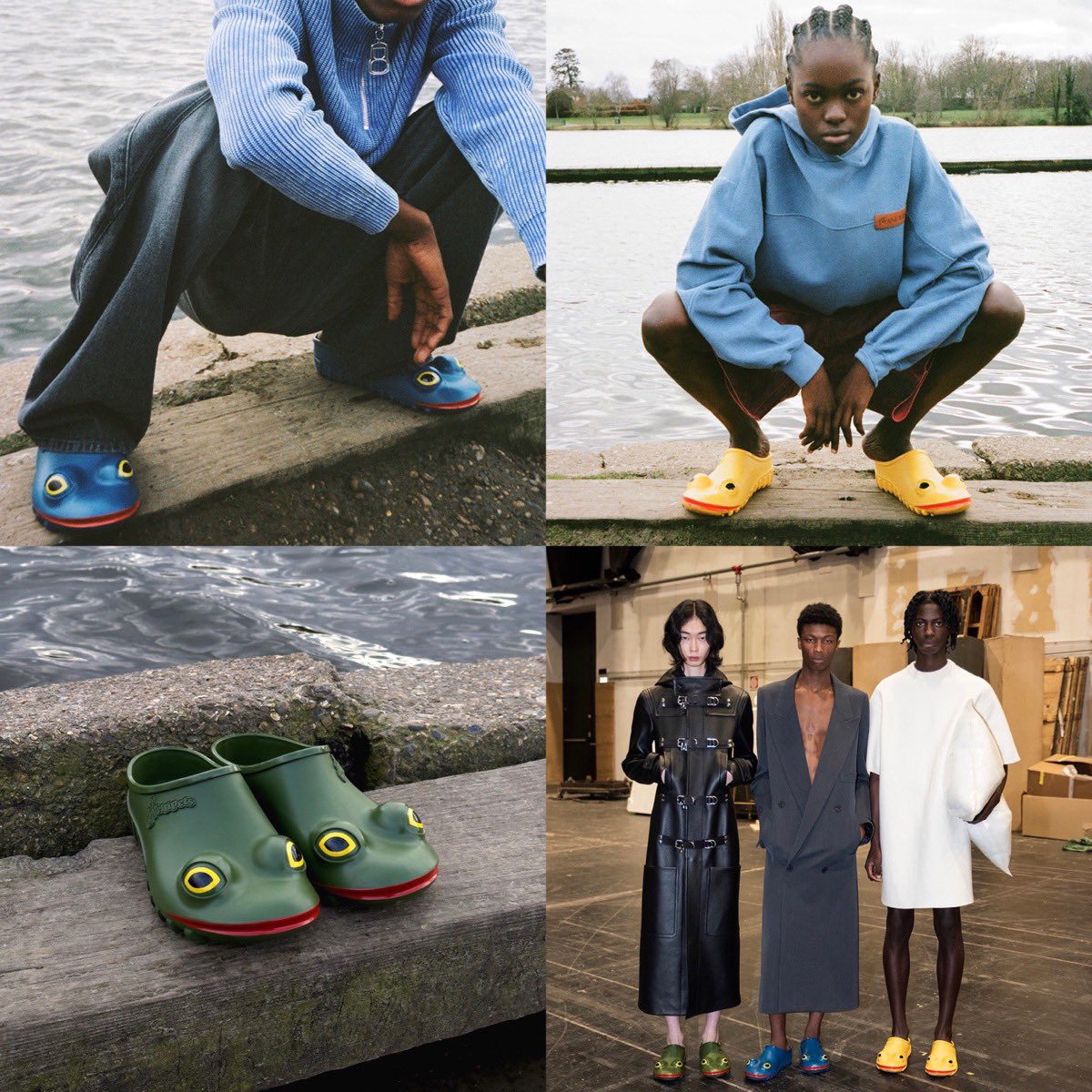 JW ANDERSON X WELLIPETS フロッグ ローファー JW Anderson x Wellipets Frog Clog Release Information | Hypebeast