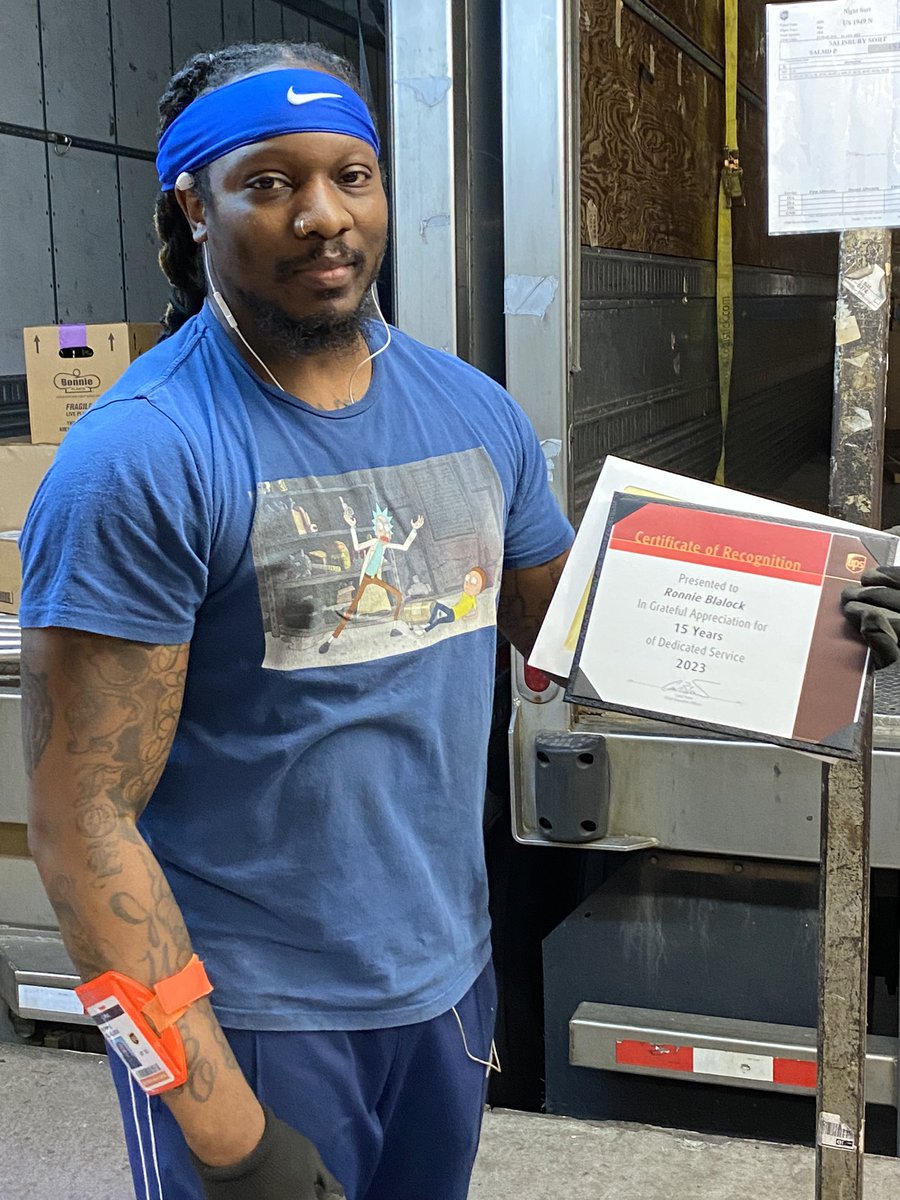 A little recognition can go a long way !! The smiles I received giving employees their placard for dedicated years of service.