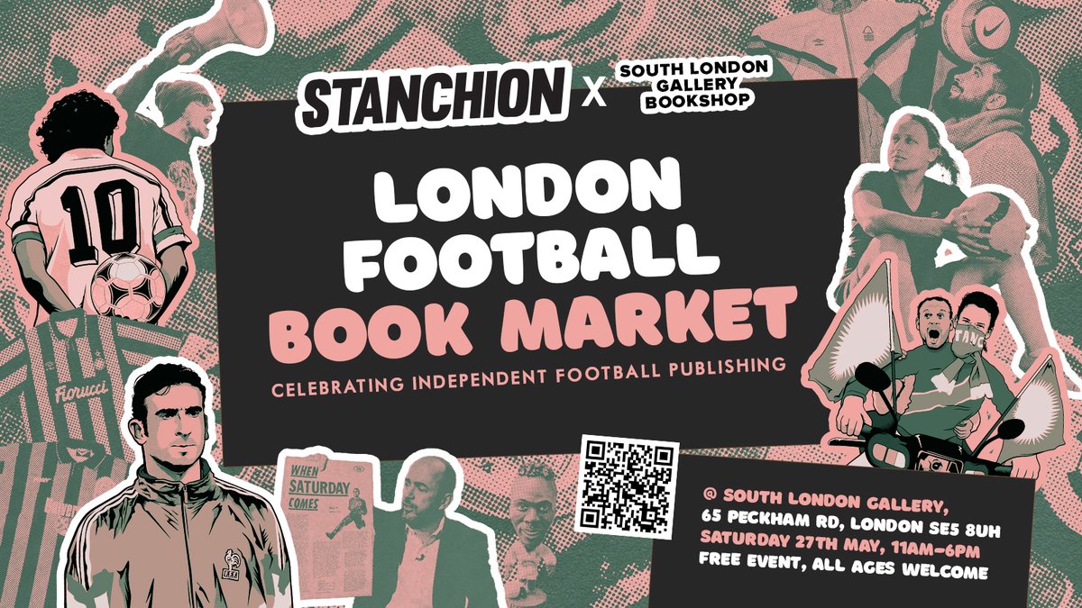 Coming up at the end of this month at South London Gallery. If you are in town, go and check it out! There will be loads of your favourite independent football brands there and lots of cool stuff to see and buy.
⠀
Saturday 27th May
11am - 6pm
Free event