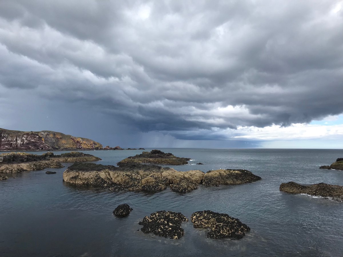 There’s a storm coming to St Abbs…