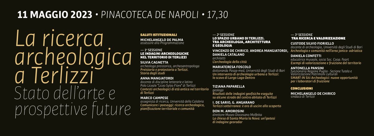 EthraArcheo's tweet photo. 🗓️ 11 Maggio 2023. L'archeoantropologa di #ETHRA, dott.ssa SILVIA CAGNETTA, esporrà 'Preistoria e Protostoria a Terlizzi. Storia degli studi'.  #Terlizzi, pinacoteca De Napoli, h. 17.30.
🌍https://t.co/as8rU1JdJm

#archeologia #preistoria #protostoria https://t.co/seSk8fCVYw