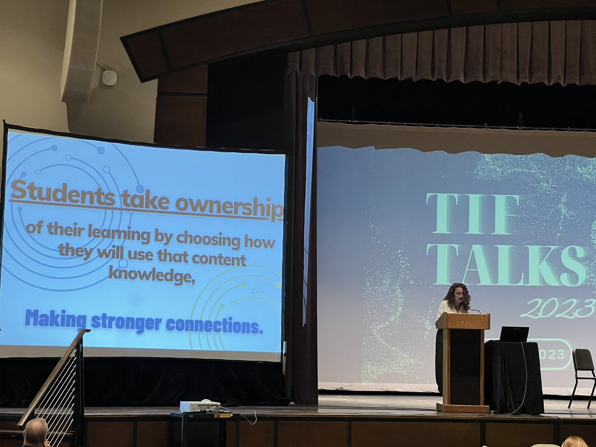 PMKowalski's tweet photo. Great job @CDEOMalley representing ACS! #ChooseYourOwnAdventure #TIFTalks23 #WNYTIF https://t.co/FMWp4r2mSO