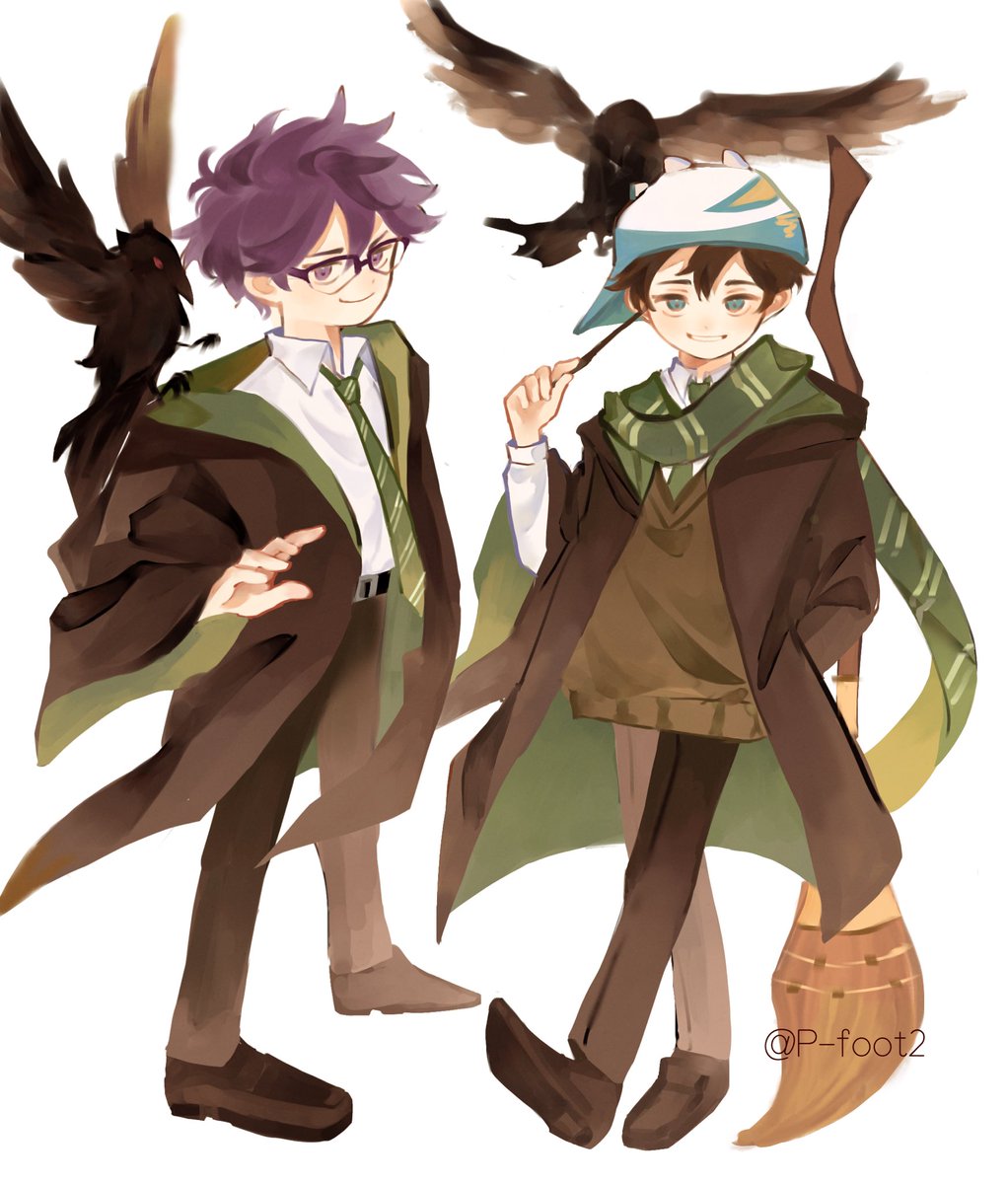 P_foot2's tweet photo. Hogwarts au 🧙‍♂️✨✨✨
#BoBoiBoy #BoBoiBoyFanart https://t.co/SZT53uzs2h
