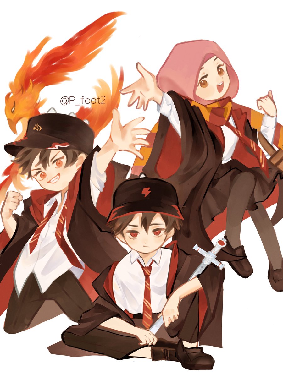 P_foot2's tweet photo. Hogwarts au 🧙‍♂️✨✨✨
#BoBoiBoy #BoBoiBoyFanart https://t.co/SZT53uzs2h