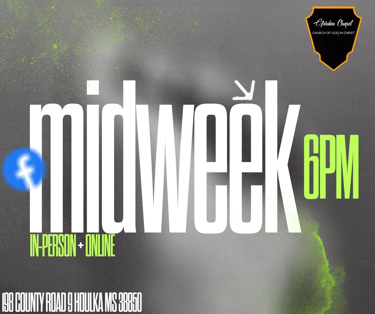 ChapelGordon's tweet photo. MIDWEEK AT THE CHAPEL | In-Person + Online | 6PM
We're inviting you &amp; your FAMILY to join us for MDWK
Inform a FAMILY MEMBER or FRIEND and let them know about MDWK at the CHAPEL
SUNSHINE BAND CLASSES will begin at 6PM
Have Kids? Bring them with you Meet us there!!! https://t.co/4zlakEsfuz