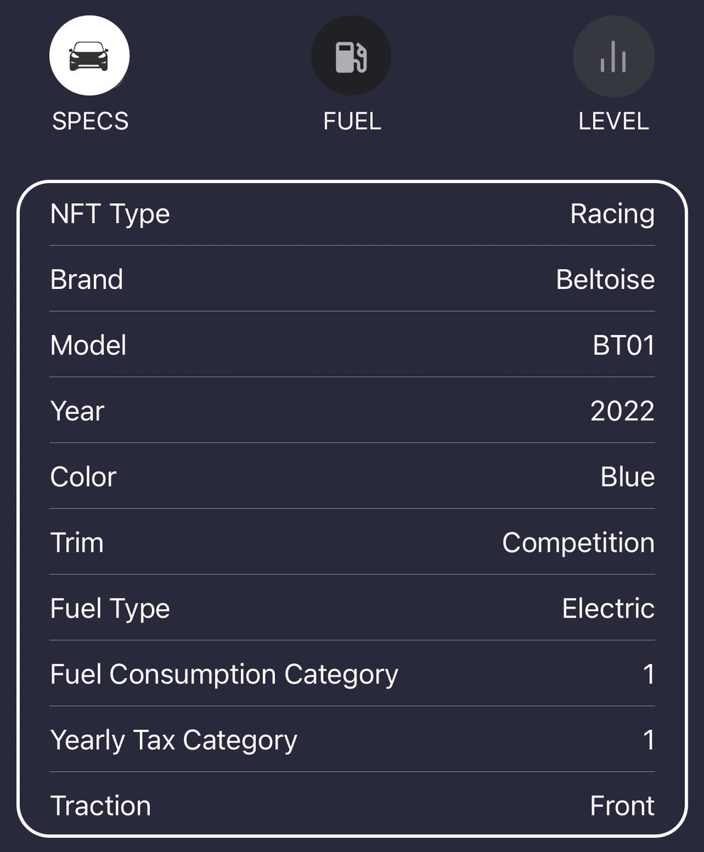 Catalin_F31's tweet photo. 🤩The Beltoise Nft and its features, level up and reward !🤩
#NFTs #ArtificialIntelligence #Beltoise #AtlasNavi #smarteam https://t.co/5IT91I89q2