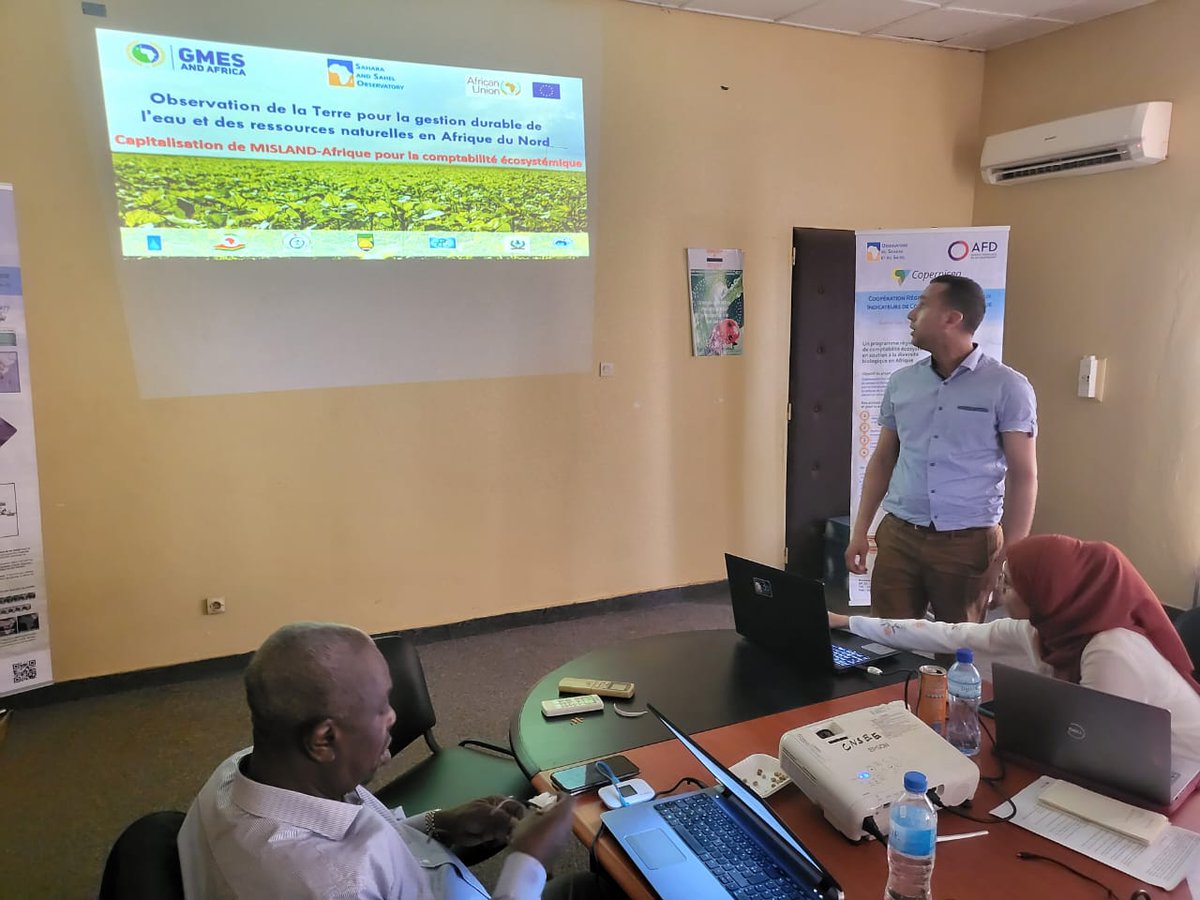 GmesNorthAfrica's tweet photo. .@GmesNorthAfrica and #COPERNICEA join forces to preserve African lands.
A training workshop takes place from May 08-12, 2023 in Niamey, Niger. It highlights both regional projects which are supporting the development of #geospatial_decision support systems in #Africa. https://t.co/QbtB9qmCVJ
