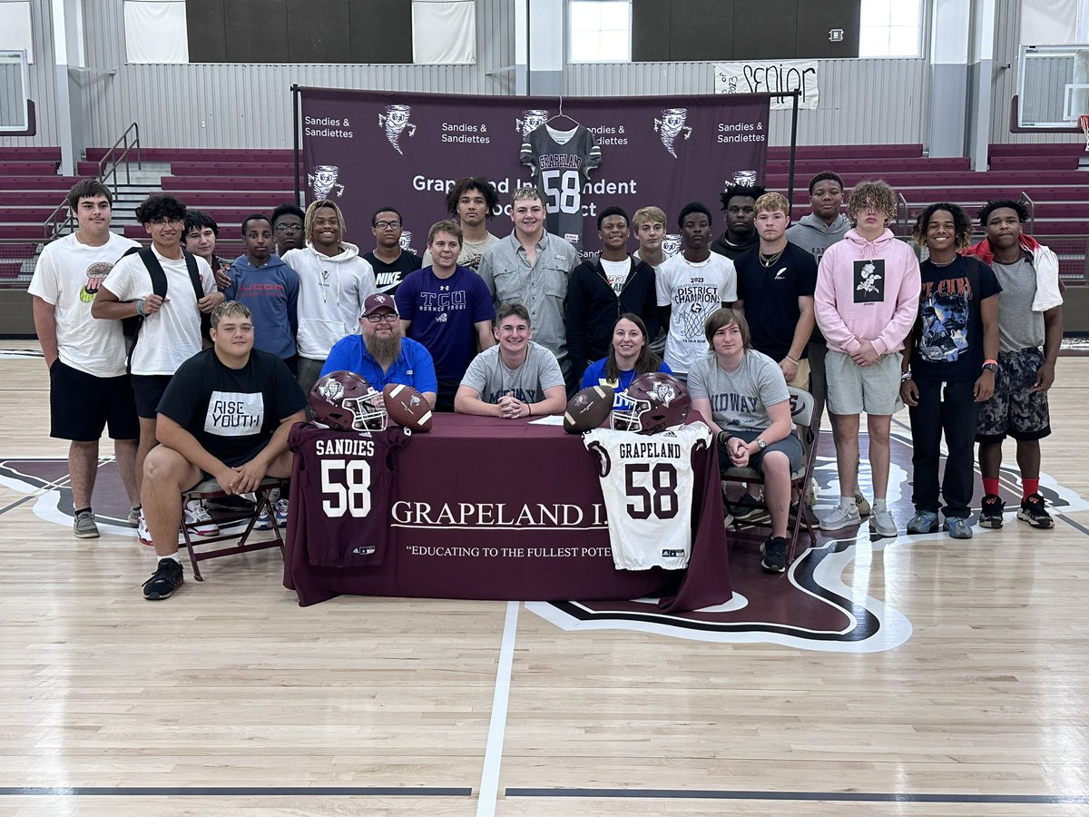 Juwan Lee on Twitter "Grapeland Sandie Trinity Miller signed his