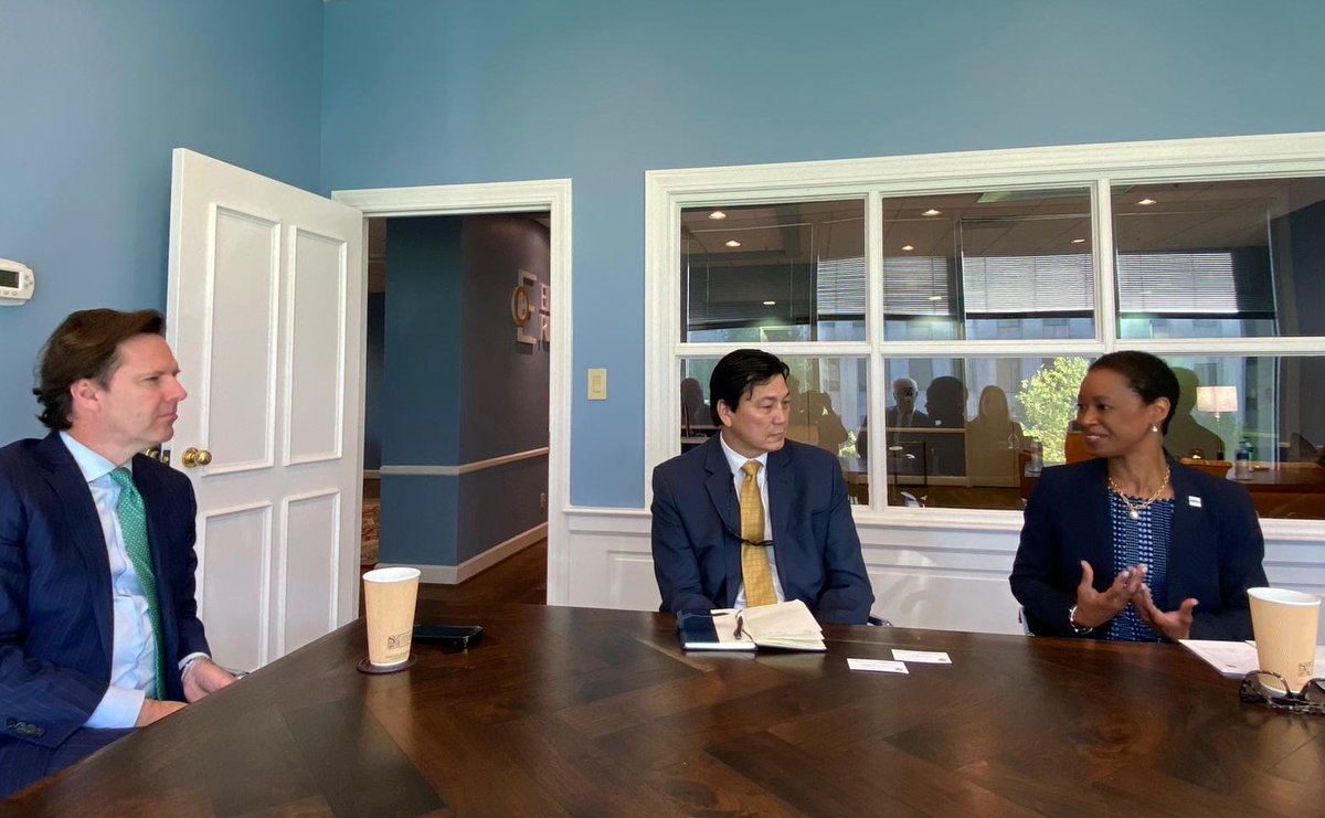 USTDAdirector46's tweet photo. Thank you #MakingGlobalLocal partner @worldtrade_ky for organizing today’s roundtable with Lexington business leaders at @EdelenRenewable. https://t.co/ukyh7Xs7CT