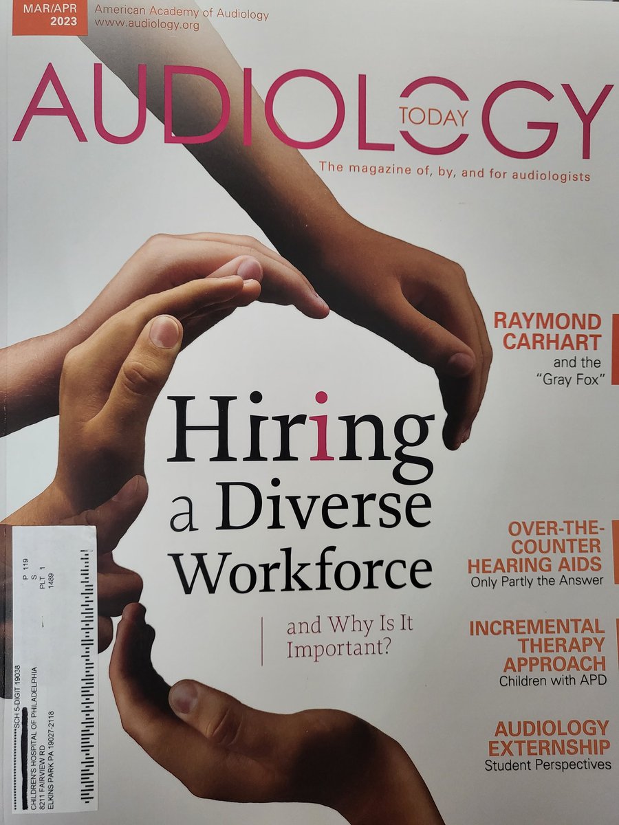 drjmosley's tweet photo. I was honored to be asked by my colleague to contribute an article to Audiology Today.  After several late nights of research and writing, it was finished. Here it is...and it made the cover feature...super excited about that!! https://t.co/fvfOZ7UmVt