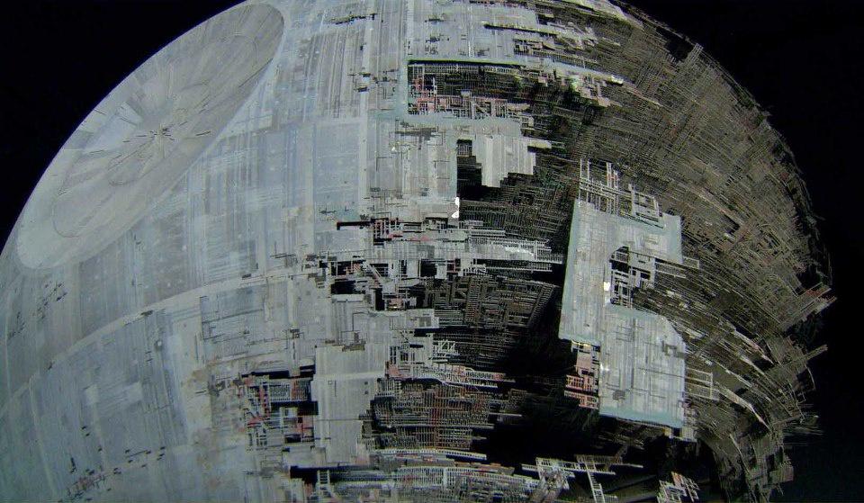 Return of the Jedi (1983): Death Star II, model by @ILMVFX #rotj40