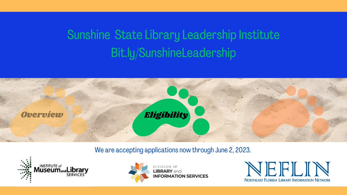 FLLibDev's tweet image. Are you wondering if you’re eligible for SSLLI? Take a look at the SSLLI eligibility page! If you have questions, please contact us at sslli@dos.myflorida.com. We are here to help you succeed and meet your goals.
#StepIntoSuccess #SSLLI #FloridaLibraries
dos.myflorida.com/library-archiv…