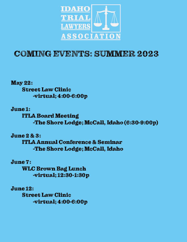 Idaho Trial Lawyers Association tweet media