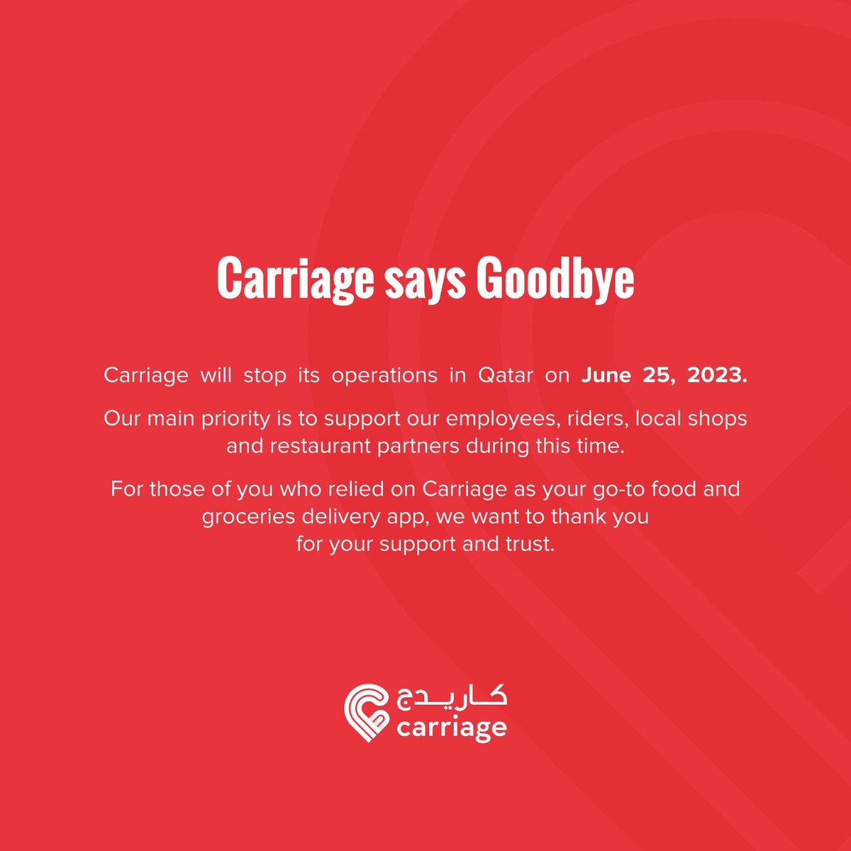 Carriage Qatar tweet media