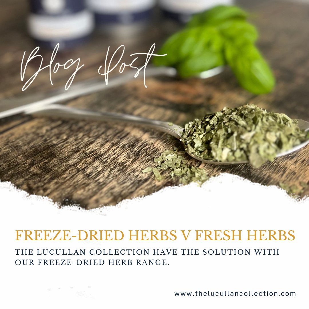 The_Lucullan's tweet photo. Not only do freeze-dried 🌿 herbs taste great, but they also preserve the nutrients that make herbs a healthy addition to any diet. Get all the flavour and nutrition without the fuss with freeze-dried herbs! Read More ➡ https://t.co/SnxF23qxct #HerbNutrition #FreezeDriedHerbs https://t.co/dRYpZCgrl4