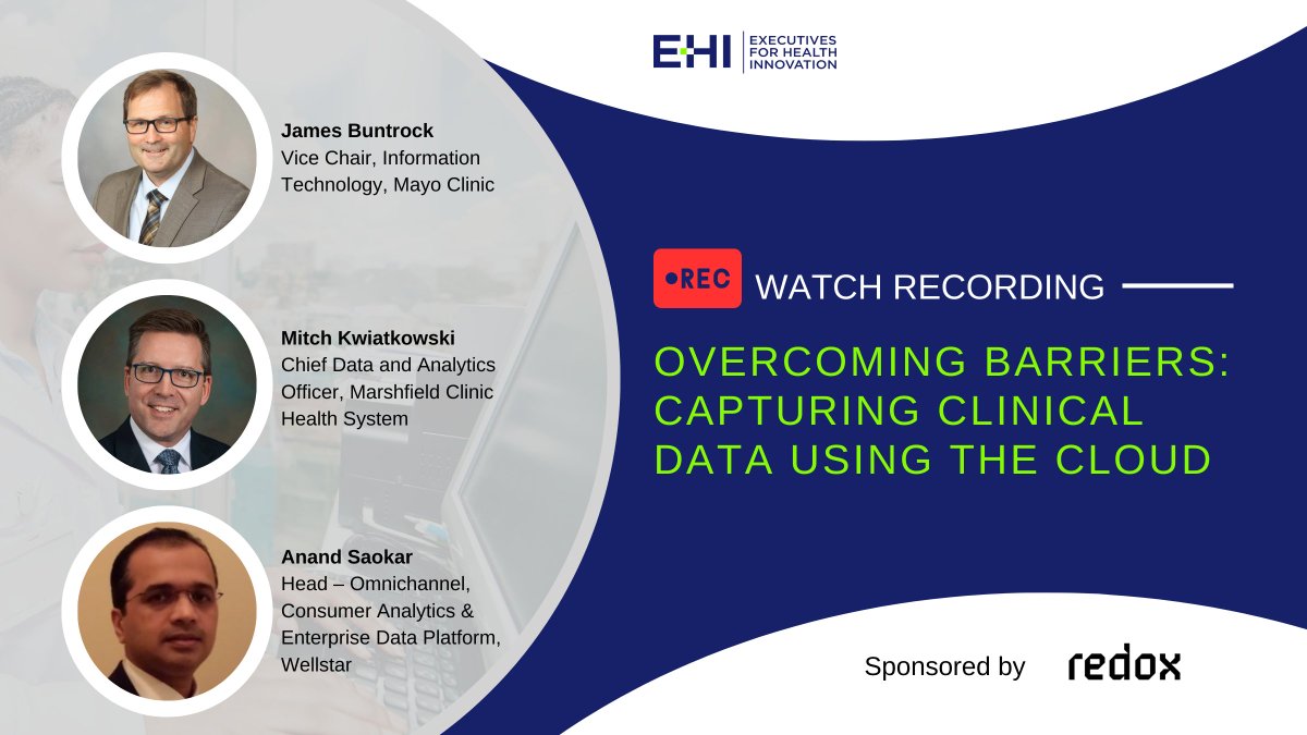 In Case You Missed It 👉 ow.ly/t8ce50Okn33
#cloud #clinicaldata <a href="/Redox/">Redox</a>