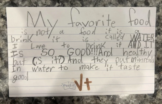 Raleigh_Water's tweet photo. Kids always know what's up when it comes to water🚰

#DrinkingWaterWeek https://t.co/nB1ArMrHSp
