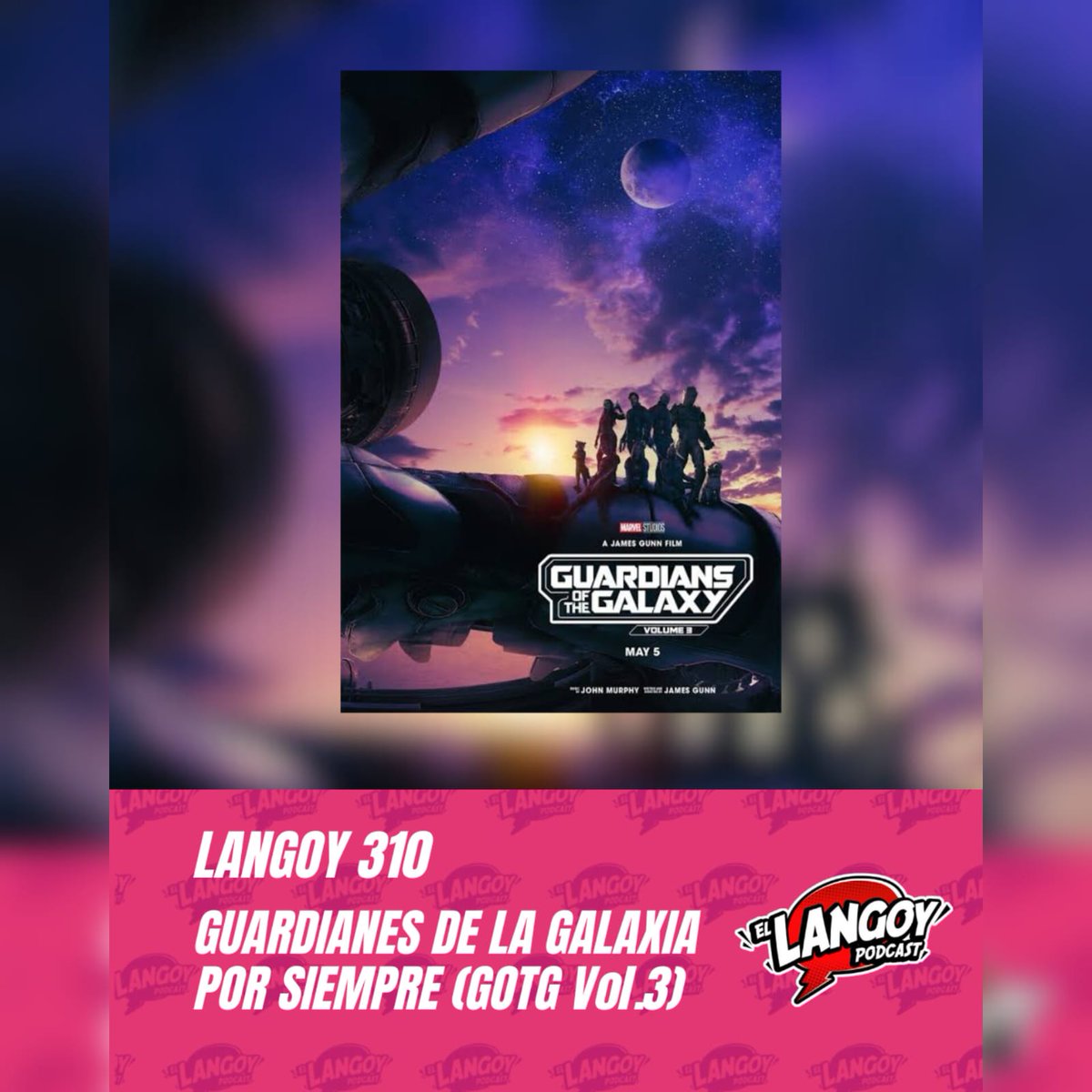 El_Langoy's tweet photo. 🎙️¡Nuevo Programa! Guardianes de La Galaxia Vol. 3

Conversamos sobre la última película de #JamesGunn con #Marvel Studios, que nos dio a unos los mejores personajes del #UCM, los mejores soundtracks y muchas muchas lágrimas. 

#Langoy #Peru #podcast 
#GuardiansoftheGalaxyVol3 https://t.co/HfJbb1DiV4