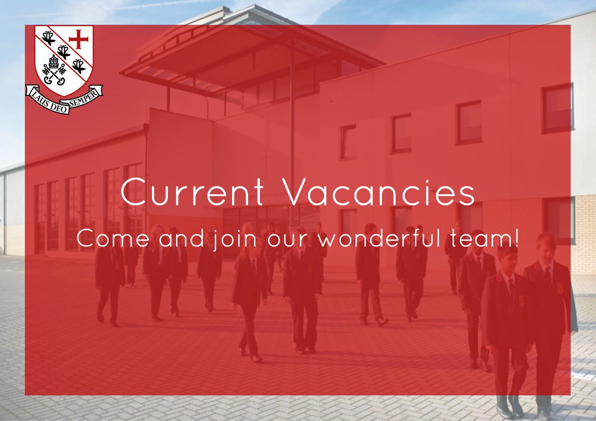 We are looking for some enthusiastic individuals to join our team! Click the link below to view our latest teaching and non-teaching job vacancies!
eteach.com/jobs/st%20jose…