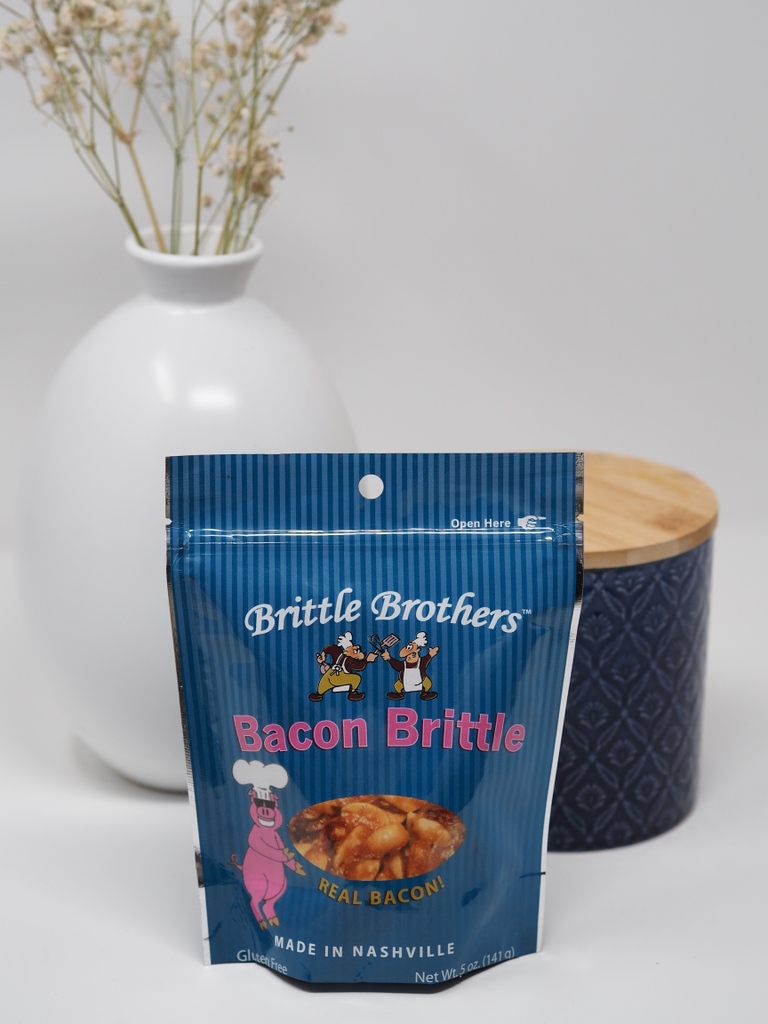 BrittleBrothers's tweet photo. Looking for a unique way to celebrate Mother's Day? Try bacon brittle! 🥓🤤 💙This unexpected twist on a classic candy is sure to make your mom smile. 

#brittlebrothers #baconbrittle #candymaking #nashville #smallbusiness #gourmet #glutenfree #mothersday #gift #savory #sweet https://t.co/s57xlyg0AF