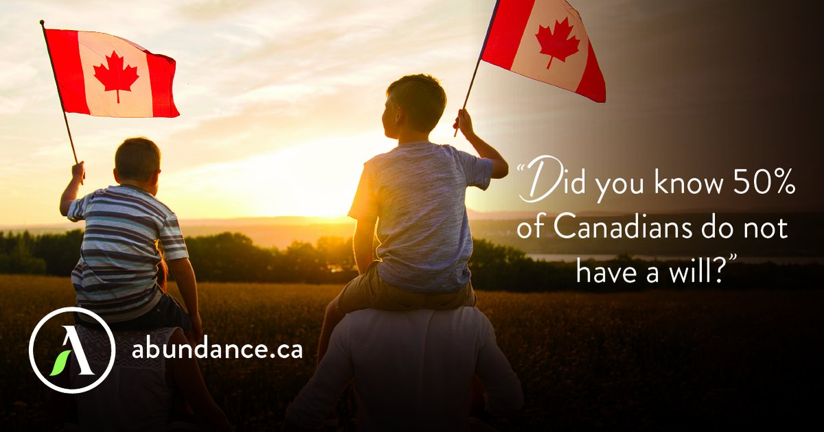 Abundance Canada (@abundancecan) on Twitter photo Do you have a will?
New data (2023) from Angus Reid revealed that 50% of Canadians do not have a will.
We can assist you with leaving a charitable gift in your will. abundance.ca/generosity-pla…
#LeaveALegacy
#GenerosityChangesEverything#AbundanceCA Do you have a will?
New data (2023) from Angus Reid revealed that 50% of Canadians do not have a will.
We can assist you with leaving a charitable gift in your will. abundance.ca/generosity-pla…
#LeaveALegacy
#GenerosityChangesEverything#AbundanceCA