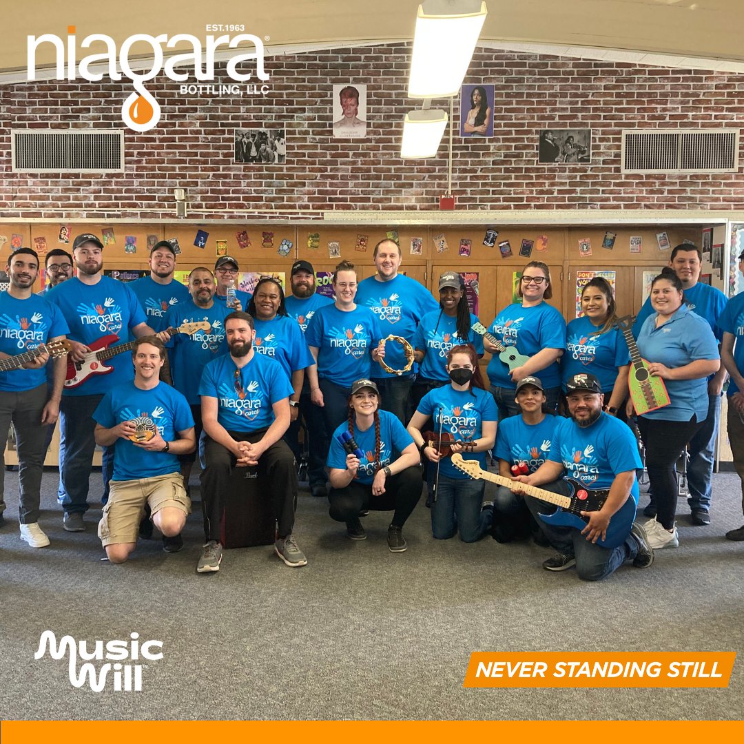 We are thrilled to be part of the <a href="/musicwillorg/">Music Will</a> movement! Since 2016, <a href="/niagara_cares/">Niagara Cares</a> and our Team Members have actively helped donate instruments &amp; renovate music classrooms to bring the power of music to kids. nia.la/3AKBJGb

#MusicWillChangeTheWorld #NiagaraCares