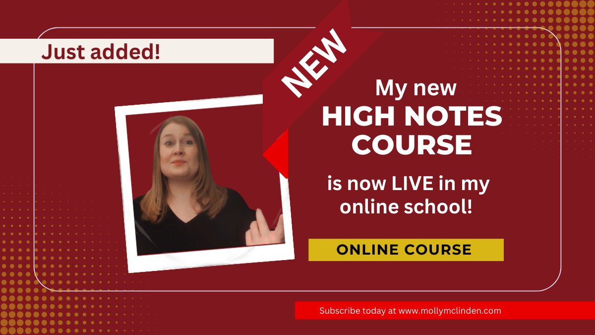 VocalMolly's tweet image. Hi there! I'm thrilled to introduce my new voice lesson for Highnotes. There's so much more I can offer to help you enhance your singing talent and sing like a pro! Subscribe now and let's take your skills to the next level!
#voicelessonsonline #highnotes #highnotesonlinecourse